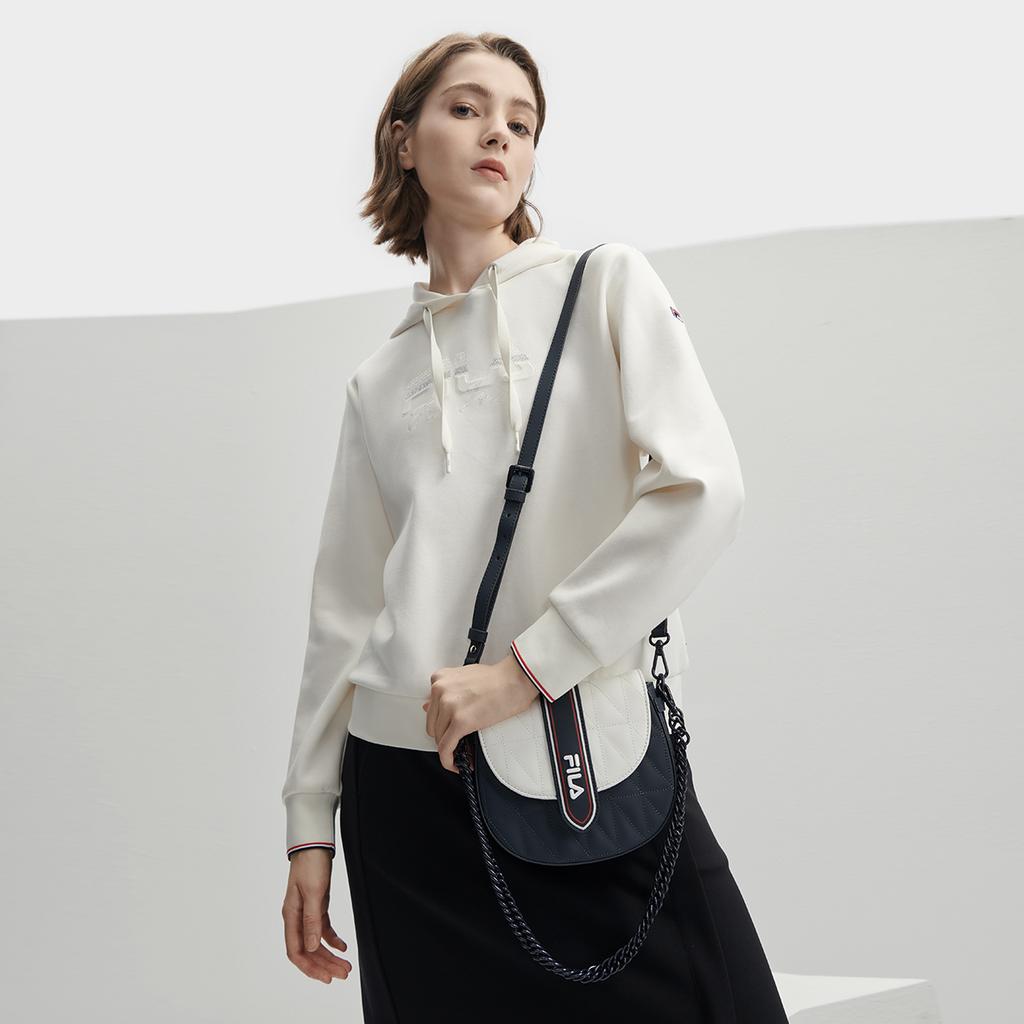 New FILA Sweatshirt Women's Steam White F11W341207F-IV