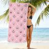 New Cute Rabbit Printed Microfiber Beach Towel Quick Dry Soft Bath Towel For Kids