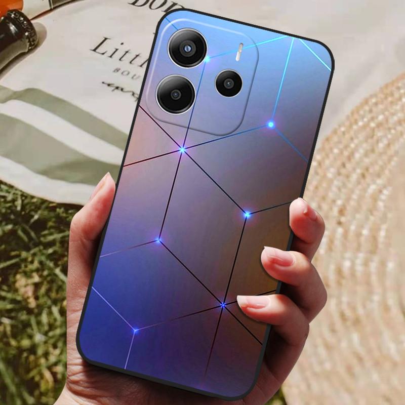 For Xiaomi Redmi Note 14 5G Case Luxury Painted Phone Silicon Back Cover For Redmi Note 14 5G Global 2025 Cases Protective Shell