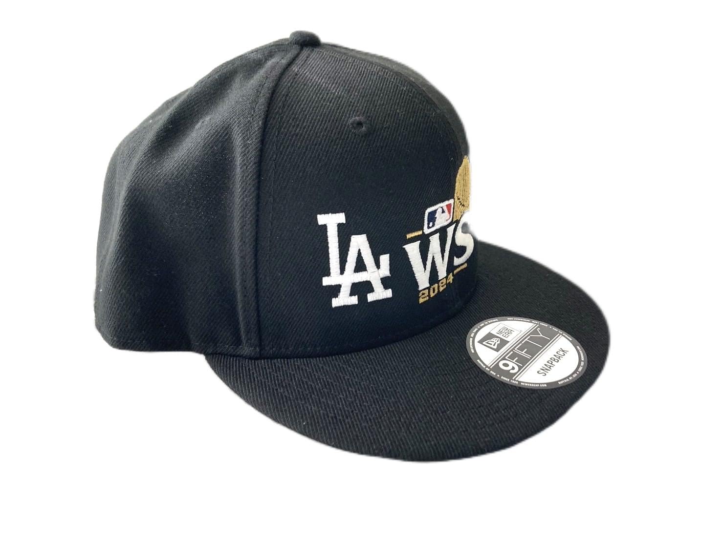 

[MLB] 2024 World Series Commemorative New York Yankees vs. Los Angeles Dodgers 9FIFTY Snapback Cap, Black [Used]