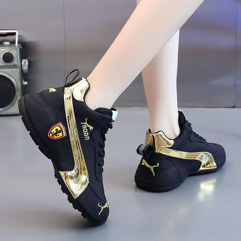 Unisex White Sneakers - Lightweight, Trendy, Versatile, Wear-resistant Casual Running Shoes with Thin Sole.