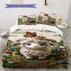 Deep Texture Bedding Quilt Set Quilt Cover Pillowcase Home Decoration Birthday Gift (1 * Duvet Cover + 2 * Pillowcase, Without Core)