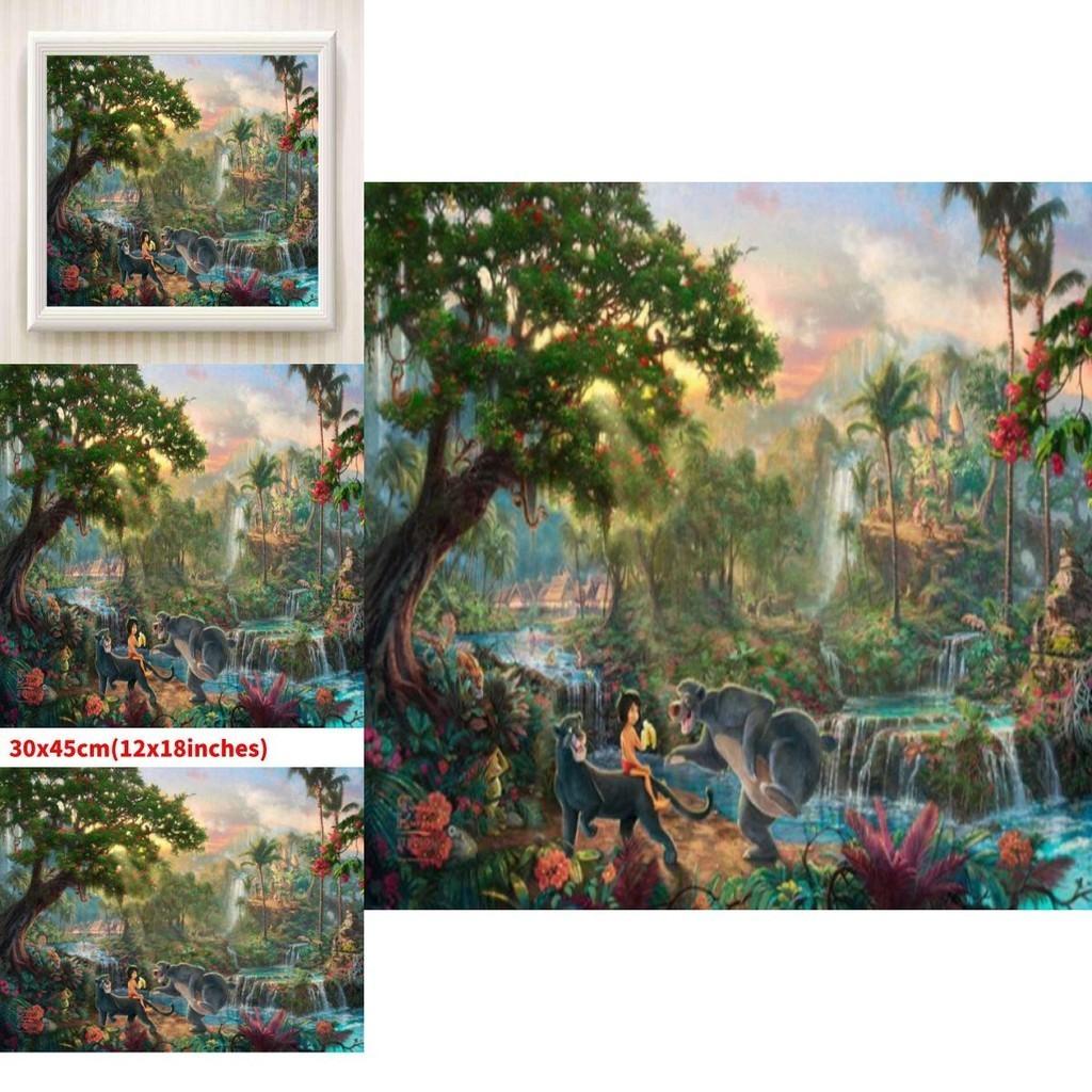 Beautiful Mermaid Princess Wall Decor For Living Room Cartoon/anime Style Colorful Cartoon Pattern Framed Spray Painted