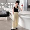 Girls' Wide Leg Pants Summer Thin Mosquito Proof Pants Yamamoto Pants Children's Summer Ice Silk Casual Pants