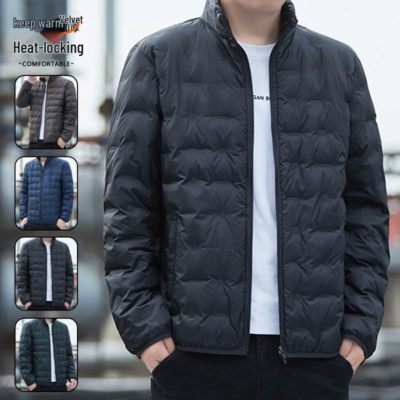 90% Down Men's Versatile Stand Collar Lightweight Jacket - 2025 Autumn/Winter Collection