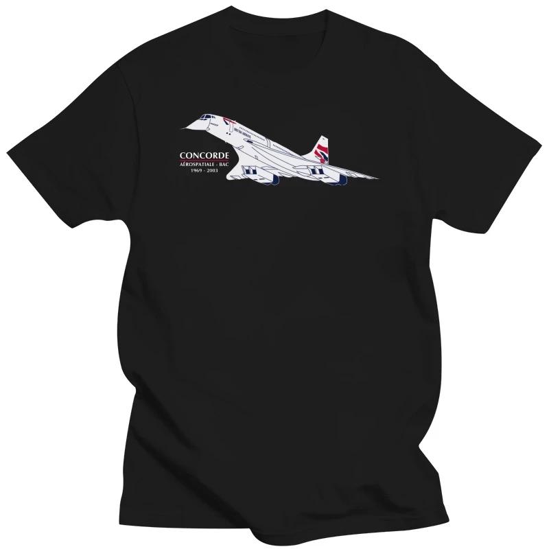 

2019 Hot Sale New Men S T Shirt Cartoon Hip Hop Shirt Aeroclassic Aviation Concorde High Quality Men T Shirts 2XL