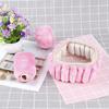 3Pcs/set Winter Pink Soft Warm Plush Car Steering Wheel Cover Handbrake Covers