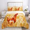 Chicken Duvet Cover Set Cool Animal Pattern Comforter Cover Funny Chicken Pattern Bedding Set Microfiber Wildlife Quilt Cover
