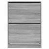 Shoe Cabinet with 2 Doors Grey Sonoma 80 x 42 x 108 cm