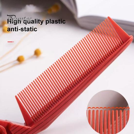 2Pcs Double-Head Travel Folding Comb Portable Anti-Static Hair Comb for Men Women Scalp Massage Hair Brush Salon Hairdressing Tool for Home Travel Use