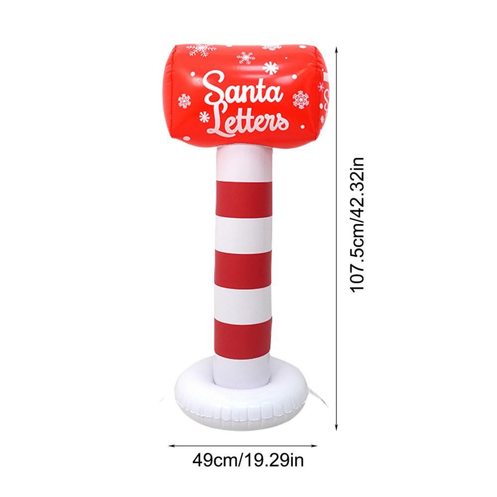 Christmas Inflatables Gingerbread Man Cartoon Christmas Gnome Outdoor Decorations Xmas Yard Decorations for Lawn