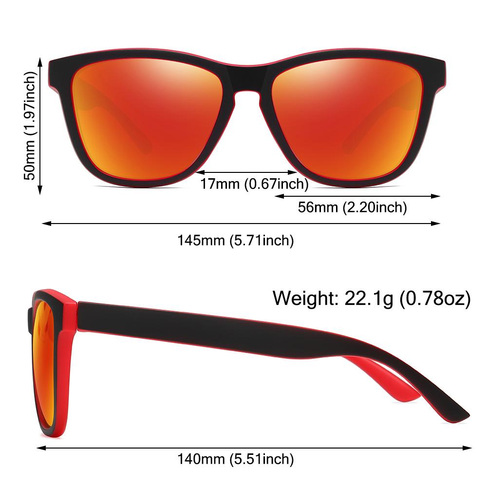 Retro Classic UV400 Protection Polarized Sunglasses Mirrored Sun Glasses Fishing Driving