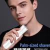 Men's Mini Portable Electric Shaver: Silent, Smart, Anti-Pinch Steel Razor for Travel