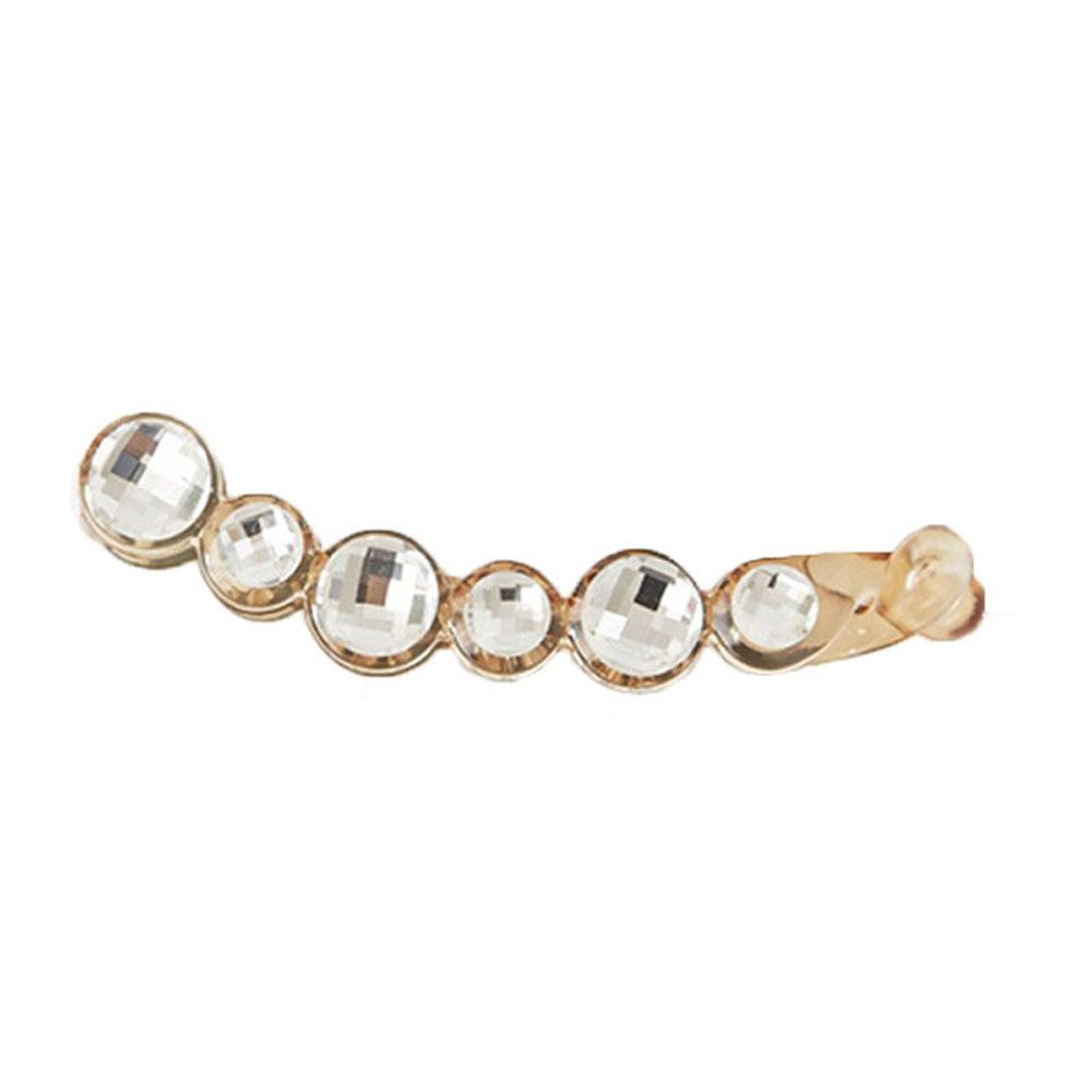 

Korea Style Crystal Solid Color Fashion Hair Accessories Hair Clip Hair Claw Barrette Ponytail Clip білий