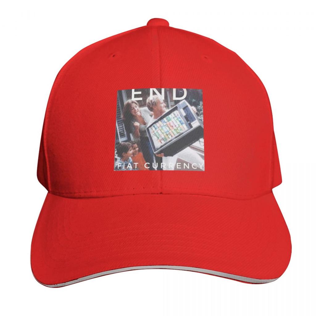 END FIAT CURRENCY Baseball Cap Trucker Hat New Hat Unisex hat Unisex For The Sun For Women Unisexs