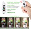 LED Retractable Full Spectrum Grow Light: Dimmable Angel Ring with Red, Blue, Warm Light for Indoor Plants and Succulents