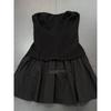Export Single @ STR Ballet Style French Tube Top Mini Little Short Dress Summer New Arrival Simple Commute Classy Little Short Dress