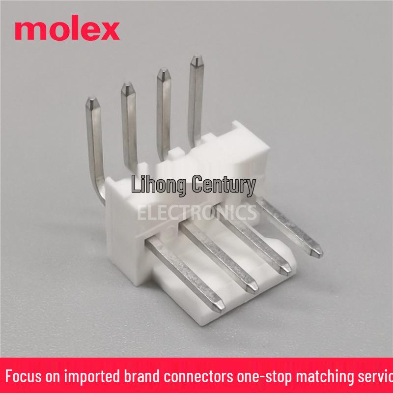 Molex 22-05-3041 Original 2.54mm Right Angle 4P Pin Header Socket