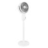 Standing Fan 180 Degree Manual Vertical Oscillating Fan Quiet Floor Fan with Remote Adjustable Height 5 Speeds 8H Timer for Home Bedroom