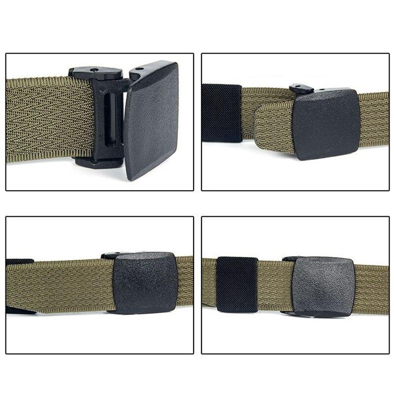 Mens Women Fabric Tactical Accessories Military Webbing Belts Nylon Casual Canvas Jeans Belt Army Waist Strap HB041