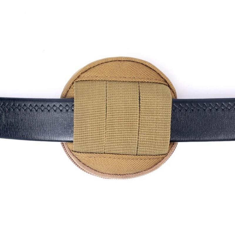 Round Zippers Multifunctional Storage Bag Organizers For Outdoor Featuring Quick Detach ABS Clip Abrasion Resistant Fabric