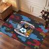 Tappeto in Velluto di Cristallo con Stampa del Coventry City Football, Comodo Assorbente d'Acqua Antiscivolo Tappeto per Pavimenti Interni