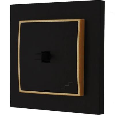 Stair Switch USA Style Karlik Mini Color Matt Black/gold