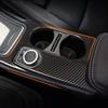 For Mercedes Benz A GLA CLA Class W176 X156 C117 ABS Carbon Fiber Texture Car Center Console Water Cup Holder Cover Trim