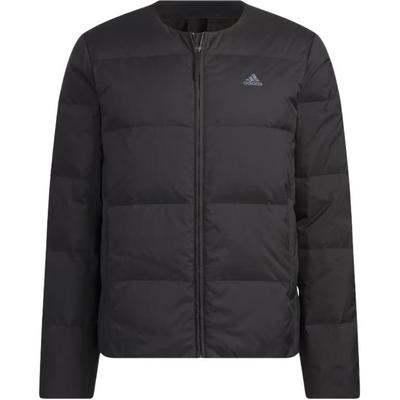 Chaqueta de Manga Larga con Cuello Cremallera de Color Puro para Hombre Ropa de Abrigo Negro IT8748