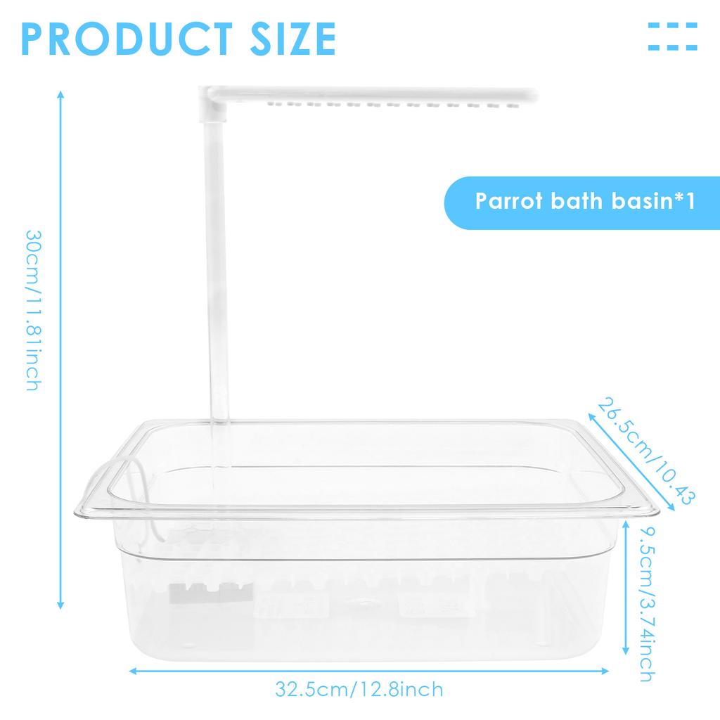 Kuş Banyosu Otomatik Küvet Kuşlar İçin Papağanlar Dolaşan Su Muhabbet Kuşu USB Elektrikli Küvet Duş Fıskiyesi Papağan malzemeleri