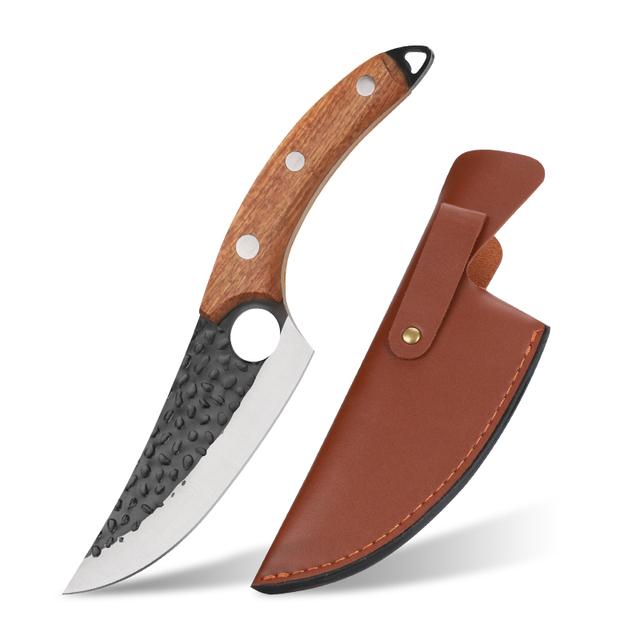 

Кухонный нож ручной работы, разделочный нож для обвалки, нож шеф-повара, нож для рыбы, мяса, нож для приготовления овощей 4