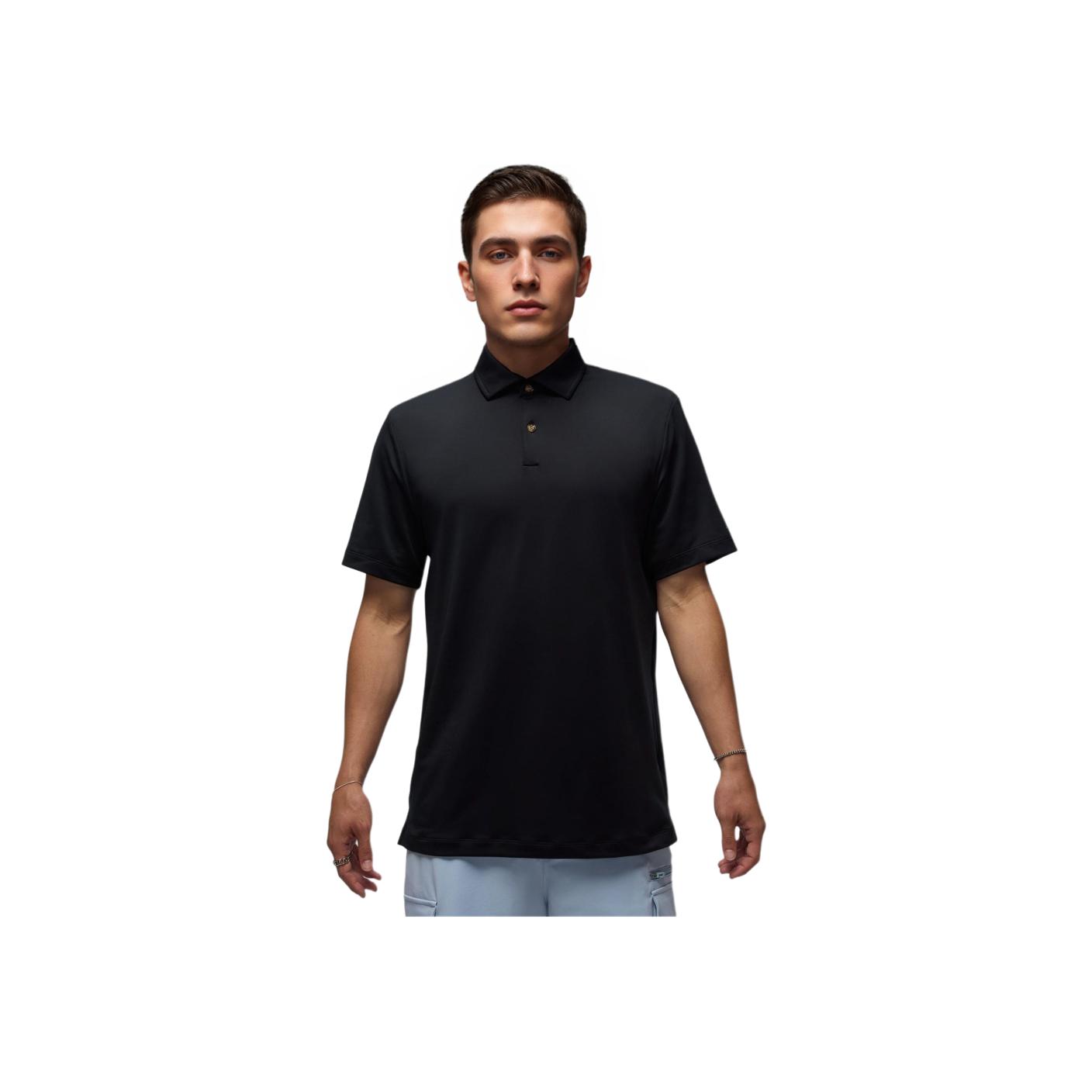 

Jordan Спортивная вязаная модная удобная простая футболка-поло с коротким рукавом для мужчин топы черный HQ8479-010 M