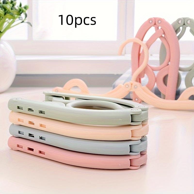 10Pcs/20Pcs Portable Folding Clothes Hangers for Travel and Business Trips, Multifunctional Clothes Hangers for Home Use
