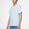 Anta Letter Round Neck Straight Fit Short Sleeve T-Shirt Men Tops Light-Blue 152425103-2