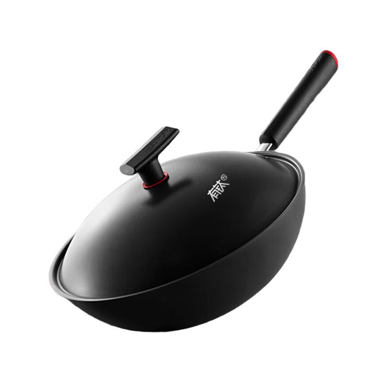 Supor Titanium Fine Iron Non-stick Wok 32cm