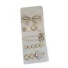 10pcs Fake Pearl Hair Clips Stylish Elegant Cute Portable Simulation Pearl Clip Set for Women Girls