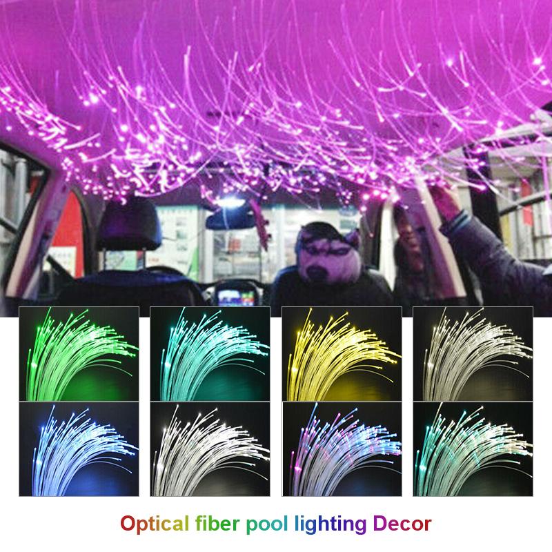 LED Fiber Optic Light RGB Fiber Optic Star Ceiling Kit  DIY Starry Sky Effect Lamp Decorative Home