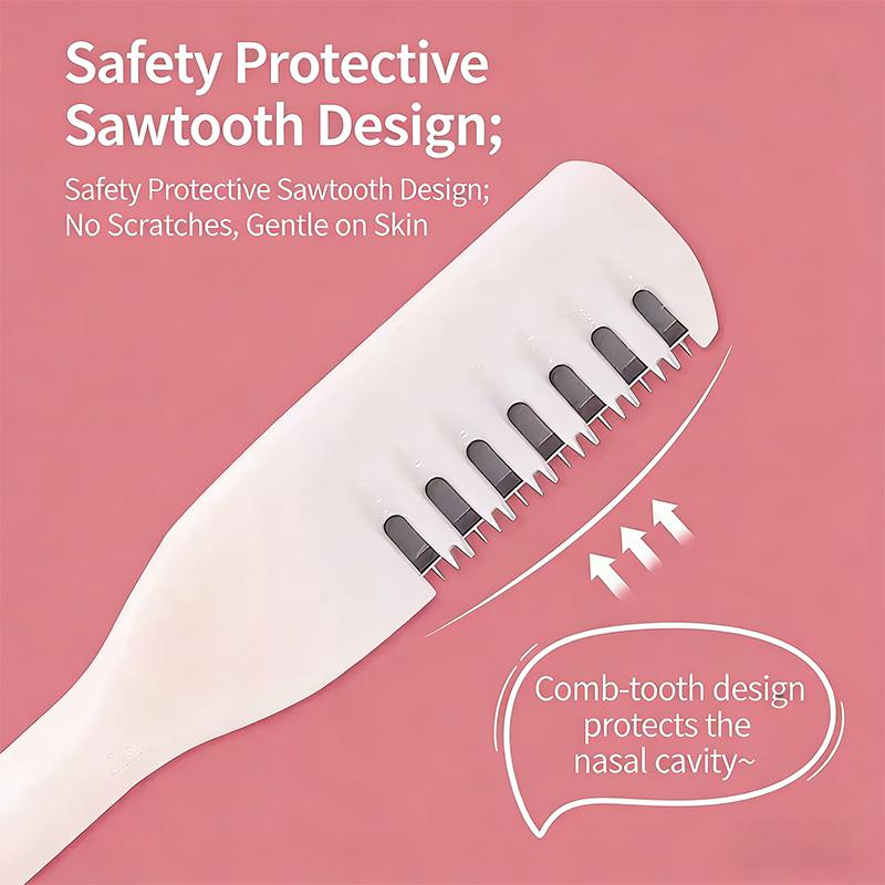 Nose Hair Trimmer dual Head Detachable Washable Portable 360 Degree Rotation Ear Pick Eyebrow Shaver Nose Hair Blade