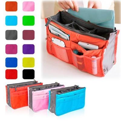 Praktická kabelka Peněženka Nylon Dual Organizer Vložka Kosmetická úložná taška WGILIL1676a