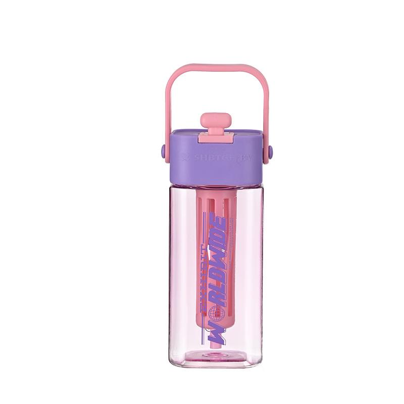 Nu Feng 830ML Sports Straw Water Bottle with Tea Infuser