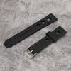 20mm Watch Band Silicone Pin Buckle Waterproof Sweat Proof Watch Strap