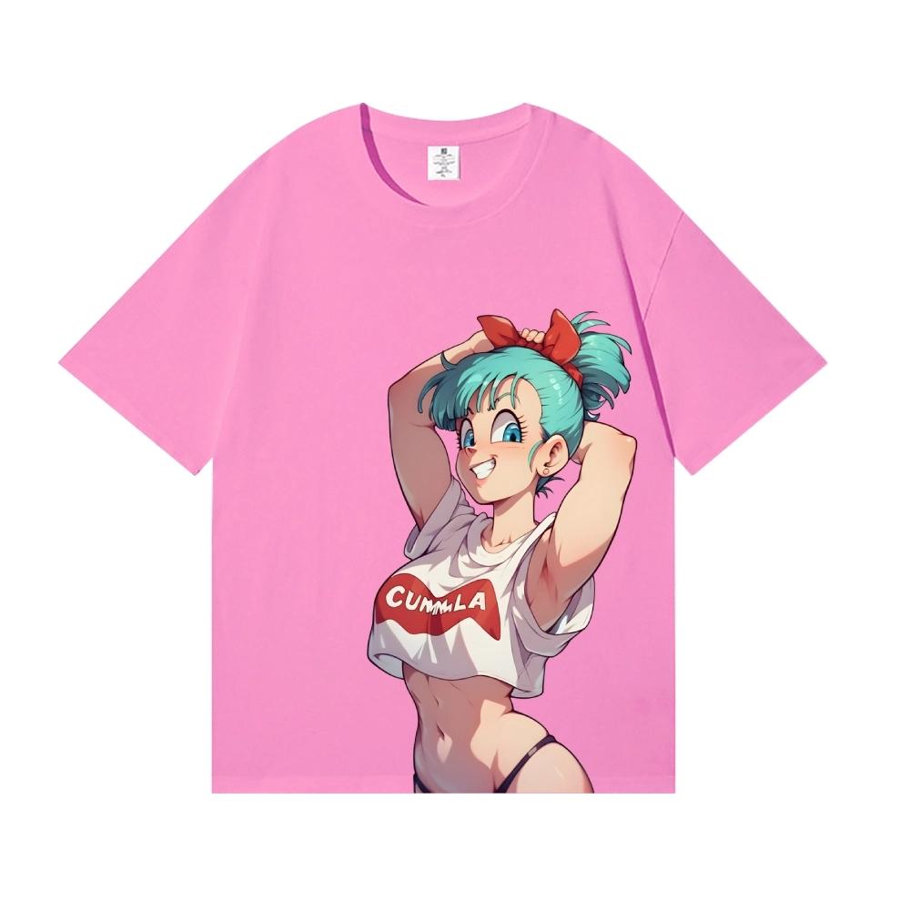 Dragon Ball Bulma Japanese Style Classic Tee High-quality Streetwear Men's Clothing Women Clothing 2026 Summer New T Shirt