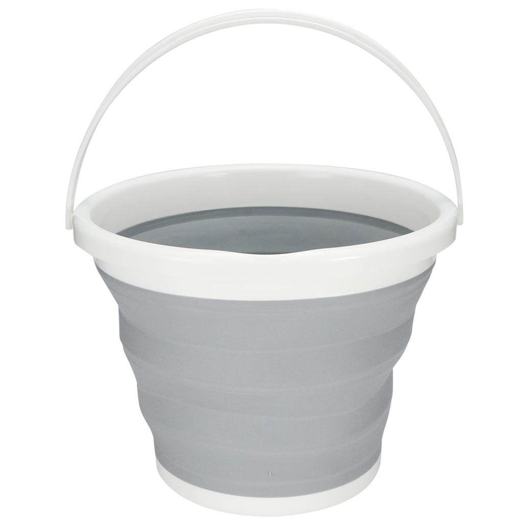 10L Collapsible Bucket Portable Folding Water Container Outdoor Car Wash Fishing Travel