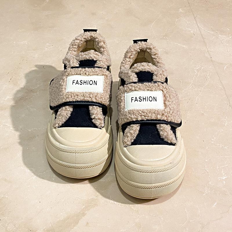 

Наступаючи на лайно відчуття флісова основа для мафінів черевики зимова мода жіноче взуття снігові чоботи повсякденній верхній одяг пухнасті черевики бавовняні черевики 40 чорний