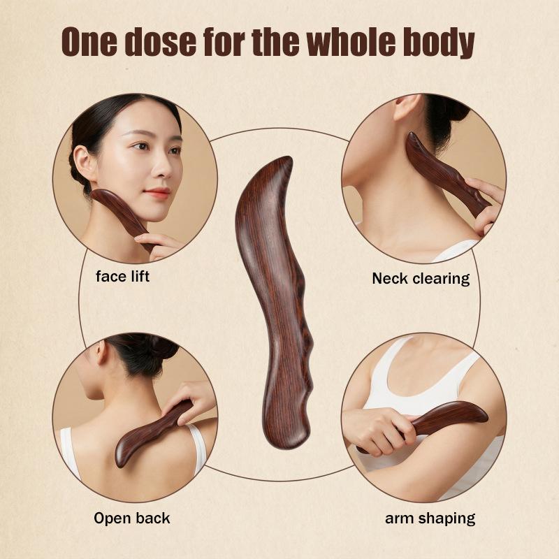 Wood Therapy Massage Tools for Body Shaping Sculpting Lymphatic Drainage Massager Wooden Gua Sha Body Care Set