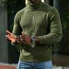 Men's Color Turtleneck Sweater for Casual Everyday Wear