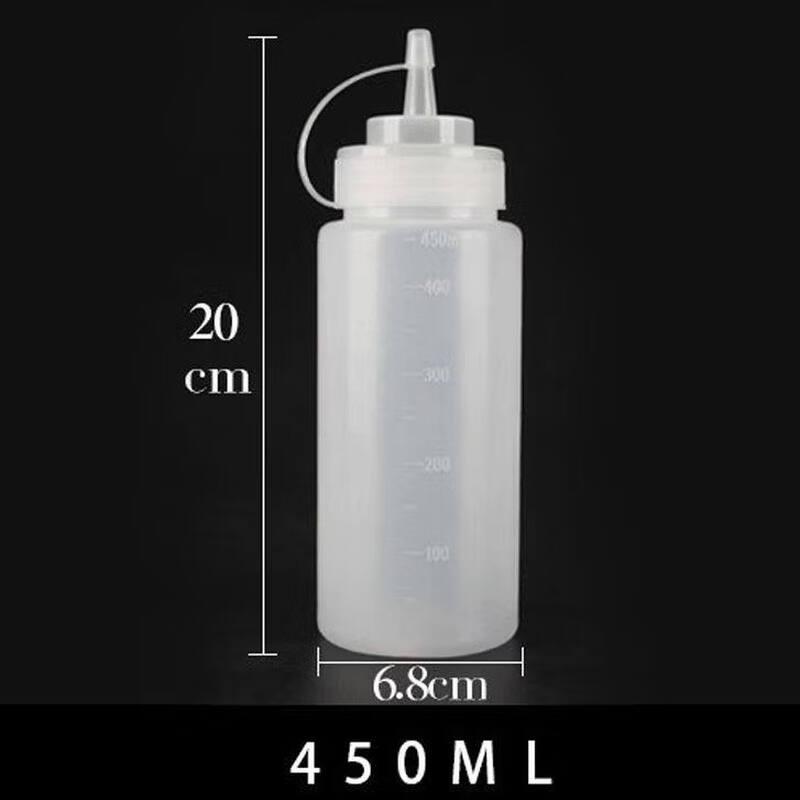 ZISIZ Large Capacity Transparent Silicone Bottle