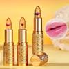 Kristall-Farbwechselnde Blütenblatt-Lippenstifte für Damen Feuchtigkeitsspendend Langanhaltend und nicht klebriger Tassen-Lippenbalsam