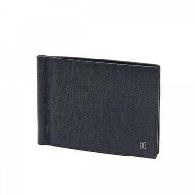 Black Leather Classic Money Clip Dd Logo Dbwa5e324bk
