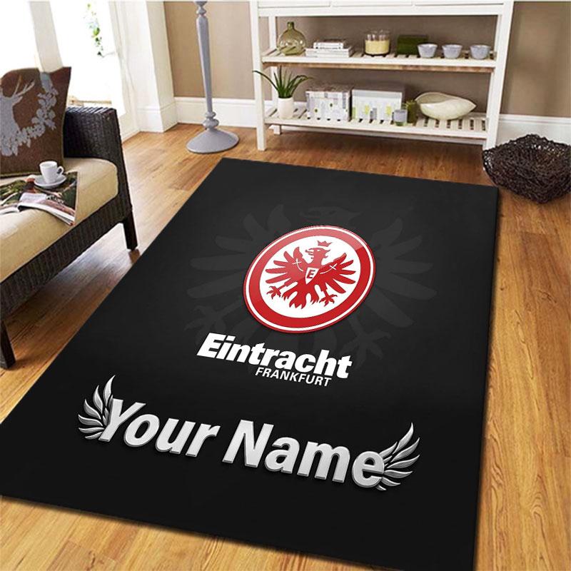 Eintracht Frankfurt Custom Name Carpet Rug for Living Room Bedroom Home Sofa Decoration,Kids play Non-slip Floor Mat
